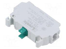 Contact block | LPC,LPF,LPS,Platinum | spring clamps | Contacts: NO