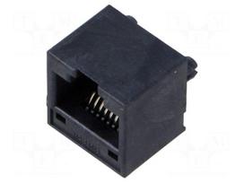 Connector: RJ45 | socket | PIN: 8 | straight | THT | gold-plated | 8p8c