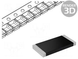 Resistor: thin film | precise | SMD | 1206 | 49.9Ω | 0.25W | ±0.5% | AR