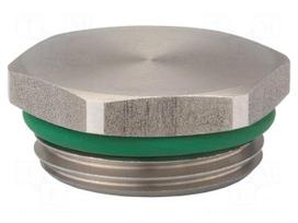 Stopper | M16 | 1.5 | IP68 | stainless steel | V-INOX-FKM | with seal