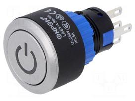 Switch: push-button | Pos: 2 | SPDT | 0.5A/220VAC | 1A/12VDC | ON-(ON)