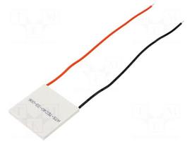 Module: Peltier | 15.4V | 10A | 40x40x3.3mm | 88.9W | ceramics | 20AWG