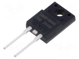 Diode: rectifying | THT | 600V | 10A | Ifsm: 100A | TO220FP-2 | tube | 32ns
