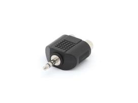 DUAL FEMALE RCA TO MALE 3.5mm STEREO JACK