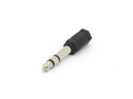 FEMALE 3.5mm STEREO JACK TO MALE 6.35mm STEREO JACK