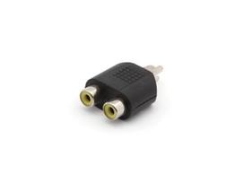 DUAL FEMALE RCA TO MALE RCA