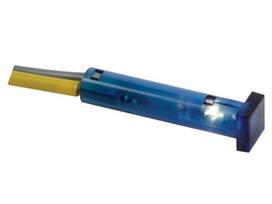 SQUARE 7 x 7mm PANEL CONTROL LAMP 12V BLUE