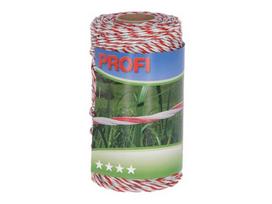 Poly wire Profi 200 m, white/red, 6x0,30 TriC
