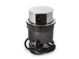 4-WAY POP-UP DESKTOP SOCKET - PIN EARTH