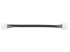 CABLE WITH PUSH CONNECTORS FOR FLEXIBLE LED STRIP - 10 mm RGB COLOUR