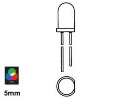 5mm LOW-COST LED YELLOW DIFFUSED - 15mcd