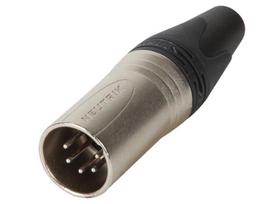 NEUTRIK - XLR CABLE CONNECTOR, 5-PIN MALE, SILVER PLATED, NICKEL