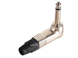 NEUTRIK - JACK PLUG CONNECTOR, 2-PIN MALE, 6.3 mm, 90°, NICKEL