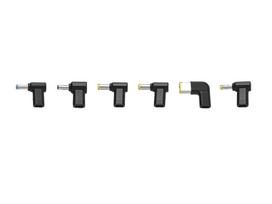Set with 6 pieces USB-C to laptop plugs - HP, Dell, Acer, Lenovo, Asus - 4 mm & 5.5 mm