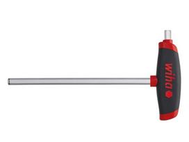 Wiha L-key with T-handle ComfortGrip Hexagon MagicRing with side drive, matt chrome-plated (45440) 3 x 100 mm