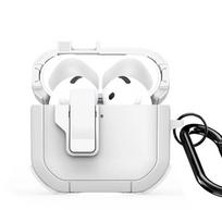 Dėklai ausinėms Dux Ducis - AirPods 4 PECP Series PC+TPU Cover with Hook White