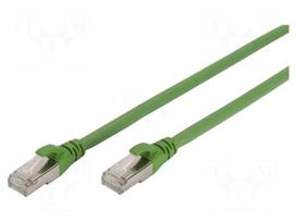 Patch cord | S/FTP | Cat 6a | RJ45 plug,both sides | stranded | Cu | 1m