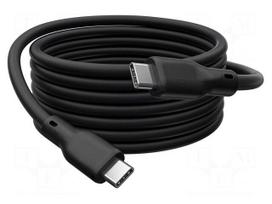 Cable | USB 3.2 Gen 1 | USB C plug,both sides | nickel plated | 0.5m