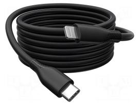 Cable | USB 2.0 | Apple Lightning plug,USB C plug | nickel plated
