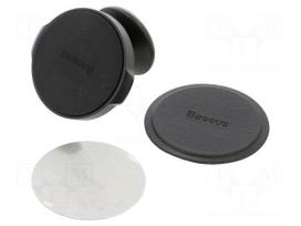 Car holder | black | for dashboard | Features: magnetic holder