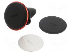 Car holder | black-red | air vent | Features: magnetic holder