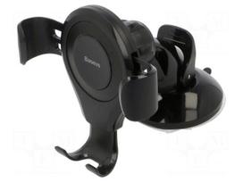 Car holder | black | for dashboard,for windscreen | 63÷85mm