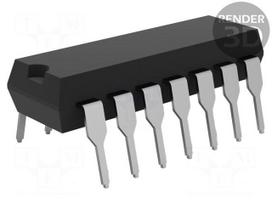 IC: digital | NAND | Ch: 4 | IN: 2 | THT | DIP14 | 3÷18VDC | -55÷125°C | CD4000