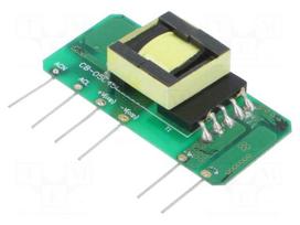 Converter: AC/DC | 5W | 85÷264VAC | Usup: 100÷400VDC | Uout: 12VDC | 79%