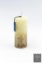 Baltic Candles "The Fire Cross" / burning time 45h (60x140mm) Ivory