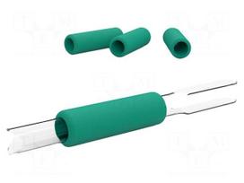 Holder | for  soldering iron | 4pcs | ESD | Ø: 12.7mm | L: 43mm | green
