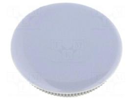 Cap | grey | Mounting: push-in | plastic