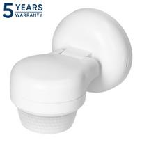 Apsaugos sistemos // Judesio jutikliai // Czujnik ruchu 360st. IP65, 1200W, zasięg max. 24m, biały