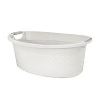 Įrankiai ir matavimo prietaisai // Įrankių, priedų naujienos // Miska wanienka z uchwytami Branq Cotton 40L biel antyczna