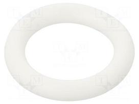 O-ring gasket | silicone | Thk: 5mm | Øint: 22mm | white | -60÷160°C