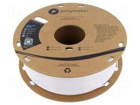 Filament: PET-G | 1.75mm | white | 230÷240°C | 1kg | Table temp: 70÷80°C