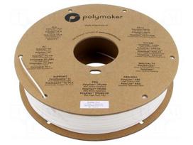 Filament: PLA Tough | 1.75mm | white | 190÷230°C | 750g | PolyMax™