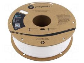 Filament: ABS | 1.75mm | white | 245÷265°C | 1kg | Table temp: 90÷100°C