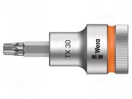 Socket: Torx®-bit | TX30 | 1/2" | 60mm | Chrom-vanadium steel | Zyklop