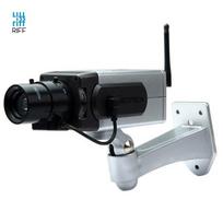Riff RF-DM1 CCTV IR Outdoor Security Fake Camera with motion detection & mooving tilt 3x AA battery Silver