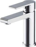 Wahbasin faucet Brasco with click-clack waste,