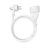 Elektros prekės // Maitinimo prailgintuvų, skirstytuvų ir UK bei USA adapterių rinkinys // Przedłużacz domowy jednogniazdowy, 1x2P+Z 1,5m,kabel PVC H05VV-F 3x1,5mm-, 230VAC/16A
