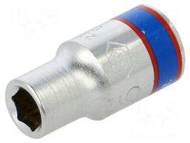 Socket: 6-angles | socket spanner | HEX 5.5mm | 1/4" | short