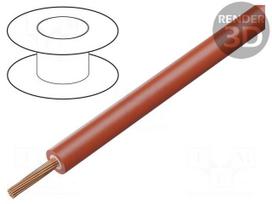 Wire | stranded | Cu | 0.5mm2 | PVC | double | red | 1000V | Shielding | 100m