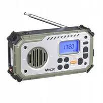 Vayox VA0440 avarinis radijas su „Power Bank“ ir Bluetooth
