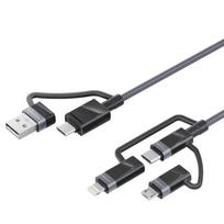 Promate PentaPower Universal Cable 6-in-1 USB-C(A) / micro / Lightning / 1,2m