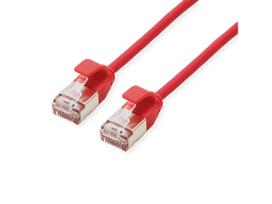 RJ45 kabelis / Patch kabelis 30cm CAT.6A LSOH U/FTP (sarkans)