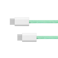 Išmaniųjų telefonų atsarginės dalys // Kabeliai // Kabel USB typu C - USB typu C 100 W 1,5 m zielony Kruger&Matz Basic