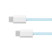 Planšetdatori ir planšetinių kompiuterių priedai // USB Kabeliai // Kabel USB typu C - USB typu C 100 W 1 m niebieski Kruger&Matz Basic