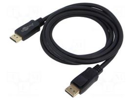Cable | DisplayPort plug,both sides | PVC | DisplayPort 2.0 | Len: 3m