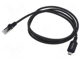 Cable | USB 3.2 Gen 1 | RJ45 plug,USB C plug | nickel plated | 1.5m